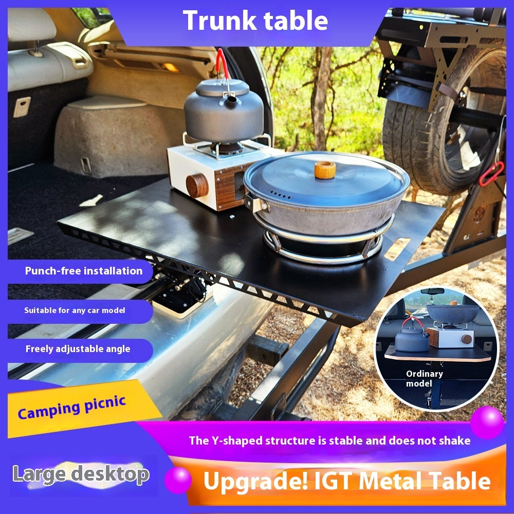 Trunk Table Storage Portable Camping Table Camping Table