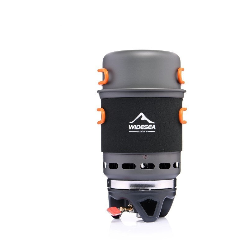 Outdoor Energy Gathering Cooking Suit Energy Saving Heat Collecting Camping Pot