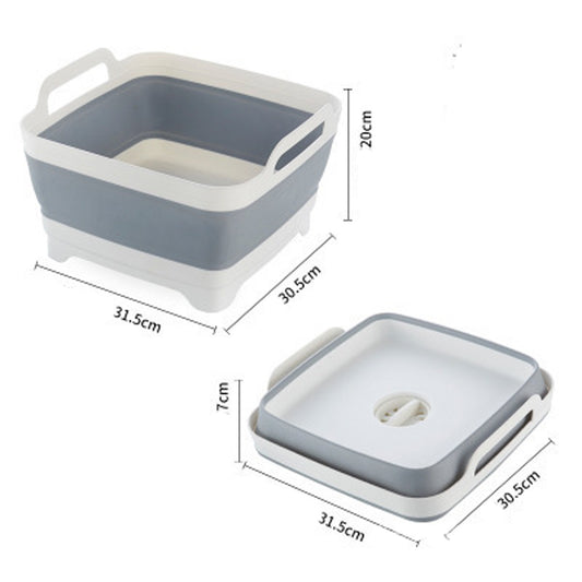 Foldable sink storage basket Portable vegetable sink