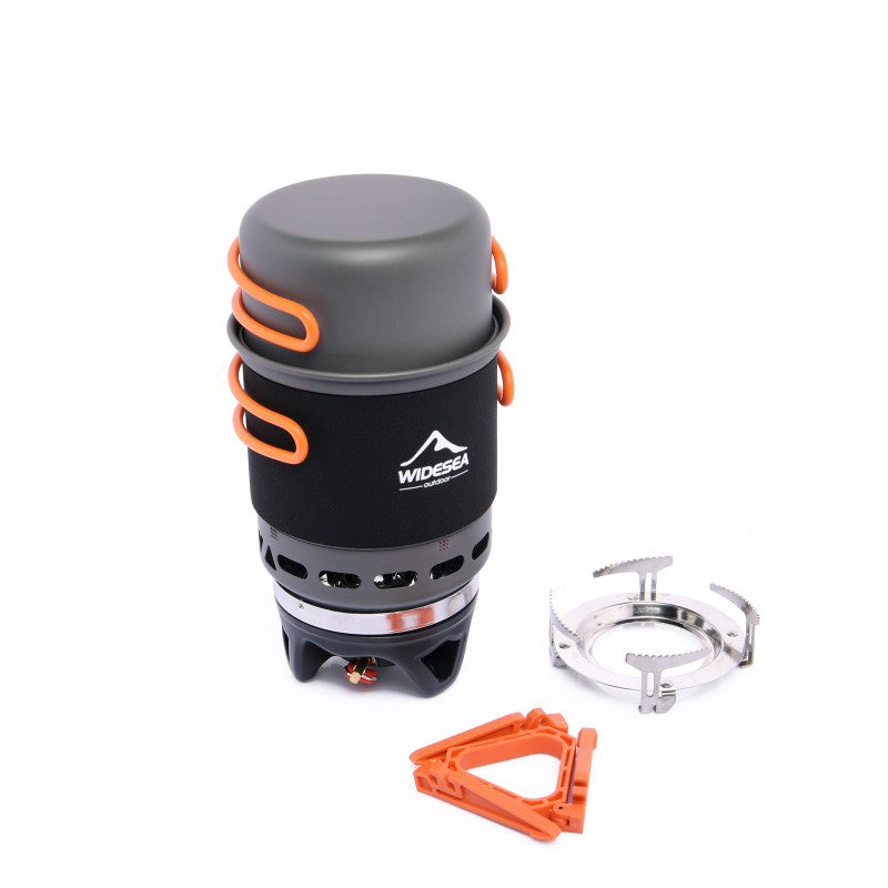 Outdoor Energy Gathering Cooking Suit Energy Saving Heat Collecting Camping Pot