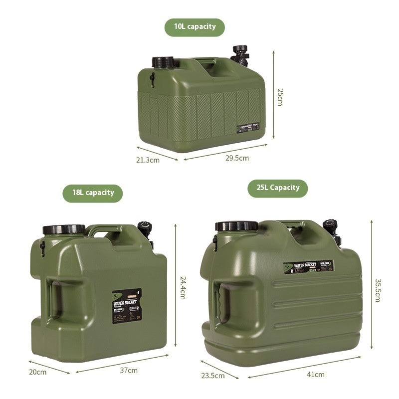 Outdoor Thickened PE Self-driving Travel Large Capacity Portable Water Storage Tank